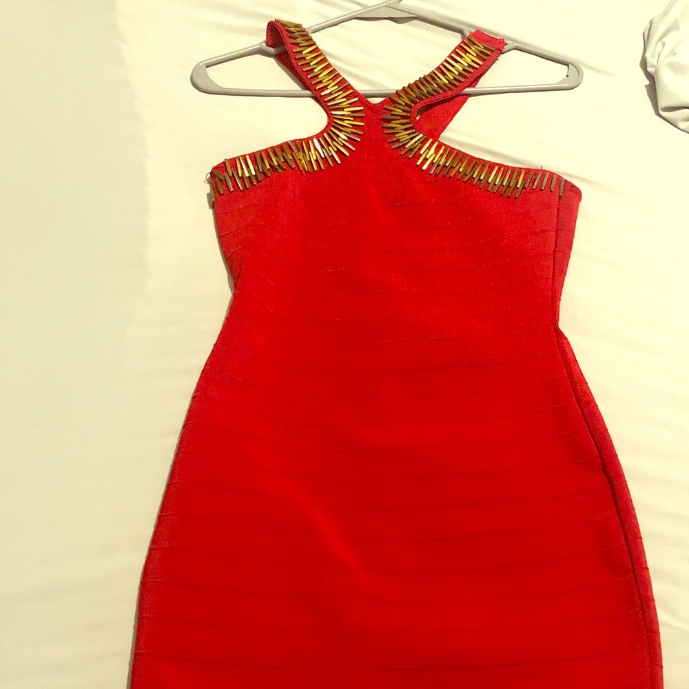 Sexy Red Mini Dress